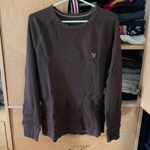 American Eagle Outfitters Vintage Fit Brown Top